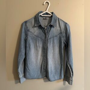 Old Navy Light Blue denim Cotton Shirt